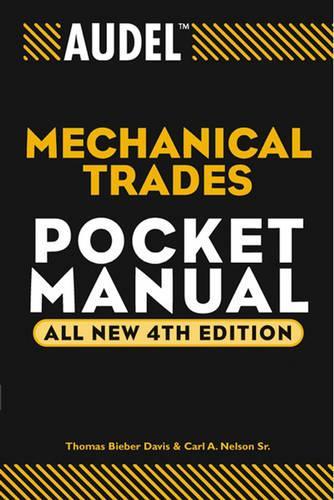 Бумажная книга «Audel Mechanical Trades Pocket Manual», авторов Карл А. Нельсон, Томас Б. Дэвис - фото №1