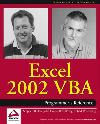 [object Object] «Excel 2002 VBA: Programmers Reference», авторів Джон Грін, Роб Бові, Роберт Розенберг, Стівен Буллен - фото №1