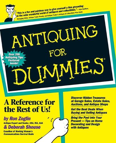 Паперова книга «Antiquing For Dummies», авторів Дебора Шаус, Рон Зоглін - фото №1