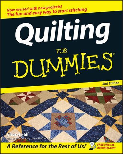 Паперова книга «Quilting For Dummies», автор Шеріл Фолл - фото №1