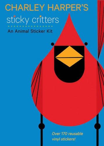 Бумажная книга «Charley Harper's Sticky Critters an Animal Sticker Kit», автор К. Харпер - фото №1