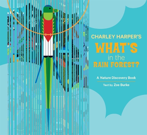 Паперова книга «Charley Harper's What's in the Rain Forest?», автор Чарлі Гарпер - фото №1