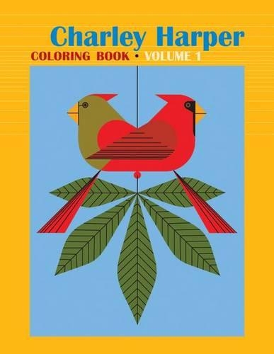 Бумажная книга «Charley Harper Volume I Colouring Book», автор Чарли Харпер - фото №1