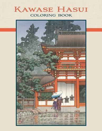 Бумажная книга «Kawase Hasui Colouring Book», автор Кавасе Хасуи - фото №1