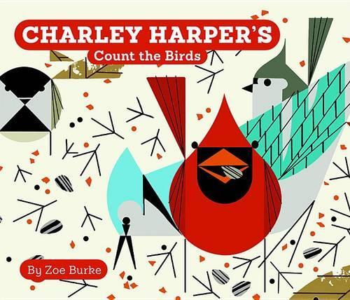 Паперова книга «Charley Harper's Count the Birds», автор Чарлі Гарпер - фото №1