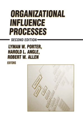 Паперова книга «Organizational Influence Processes», авторів Х.Л. Енгл, Лайман В. Портер, Роберт В. Аллен - фото №1
