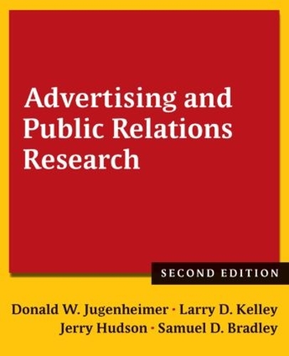 Паперова книга «Advertising and Public Relations Research», авторів Дональд В. Югенхаймер, Джеррі Хадсон, Ларрі Д. Келлі, Семюель Бредлі - фото №1