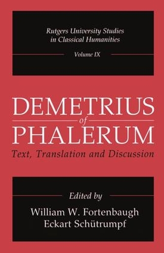 Бумажная книга «Demetrius of Phalerum: Text, Translation and Discussion» - фото №1