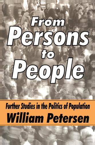 Паперова книга «From Persons to People: A Second Primer in Demography», автор Вільям Петерсен - фото №1