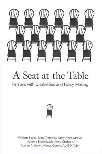 Паперова книга «A Seat at the Table: Persons with Disabilities and Policy Making», автор Вільям Бойс - фото №1