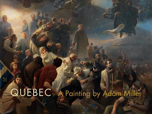 Паперова книга «Quebec: A Painting by Adam Miller», авторів Александр Туржон, Кларенс Епштейн, Дональд Куспіт, Франсуа-Марк Ганьон - фото №1