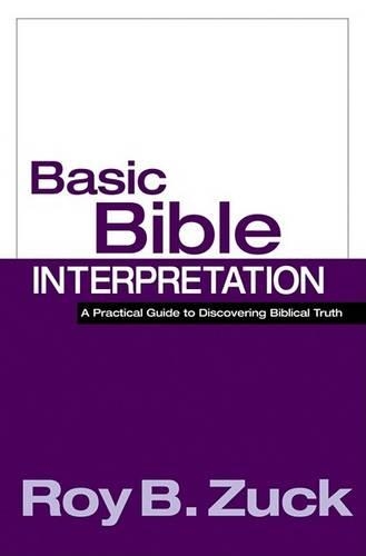 Паперова книга «Basic Bible Interpretation», автор Рой Б. Зук - фото №1