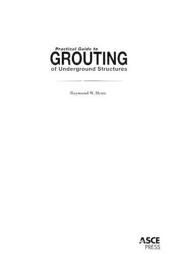 Бумажная книга «Practical Guide to Grouting of Underground Structures», автор Рэймонд В. Хенн - фото №1