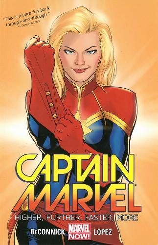 Паперова книга «Captain Marvel Volume 1: Higher, Further, Faster, More», автор Келлі Сью ДеКоннік - фото №1