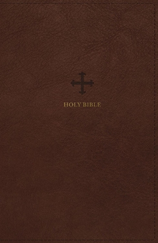 Паперова книга «NRSV Large Print Standard Catholic Bible, Brown Leathersoft (Comfort Print, Holy Bible, Complete Catholic Bible, NRSV CE): Holy Bible», автор Католицьке біблійне видавництво - фото №1