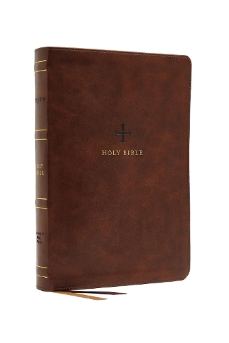 Бумажная книга «NRSV, Catholic Bible, Thinline Edition, Leathersoft, Brown, Comfort Print: Holy Bible», автор Католическое библейское издательство - фото №1