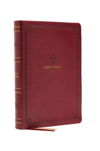 Бумажная книга «NRSV, Catholic Bible, Thinline Edition, Leathersoft, Red, Comfort Print: Holy Bible», автор Католическое библейское издательство - фото №1