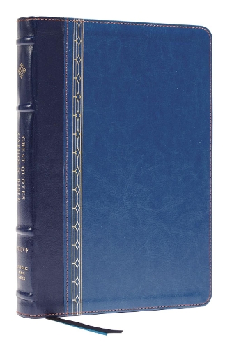 Паперова книга «NRSVCE, Great Quotes Catholic Bible, Leathersoft, Blue, Comfort Print: Holy Bible», автор Католицьке біблійне видавництво - фото №1