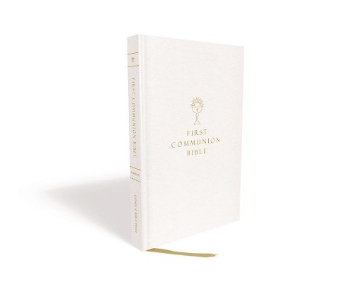 Бумажная книга «NABRE, New American Bible, Revised Edition, Catholic Bible, First Communion Bible: New Testament, Hardcover, White: Holy Bible», автор Католическое библейское издательство - фото №1