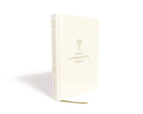 Бумажная книга «NABRE, New American Bible, Revised Edition, Catholic Bible, First Communion Bible: New Testament, Leathersoft, White: Holy Bible», автор Католическое библейское издательство - фото №1