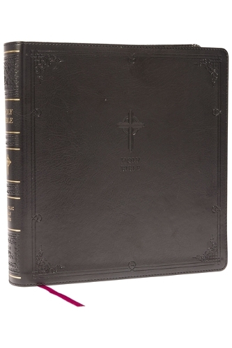 Бумажная книга «NABRE XL, Catholic Edition, Leathersoft, Black, Comfort Print: Holy Bible», автор Католическое библейское издательство - фото №1