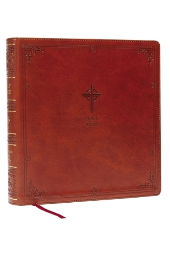Бумажная книга «NABRE XL, Catholic Edition, Leathersoft, Brown, Comfort Print: Holy Bible», автор Католическое библейское издательство - фото №1