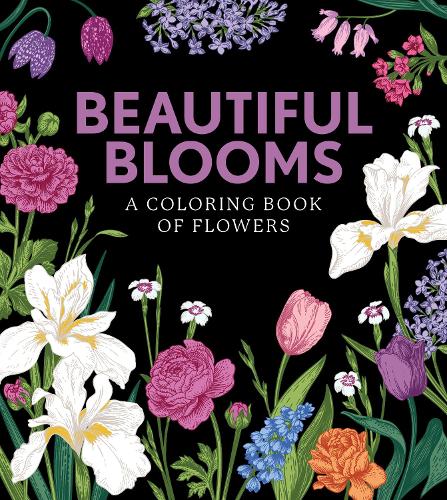 Бумажная книга «Beautiful Blooms: A Coloring Book of Flowers», автор Редакция Chartwell Books - фото №1
