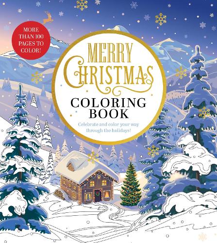 [object Object] «Merry Christmas Coloring Book: Celebrate and Color Your Way Through the Holidays - More than 100 pages to color!», автор Редакція Chartwell Books - фото №1