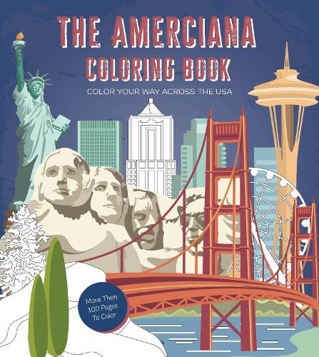 [object Object] «The Americana Coloring Book: Color Your Way Across the U.S.A.», автор Редакція Chartwell Books - фото №1