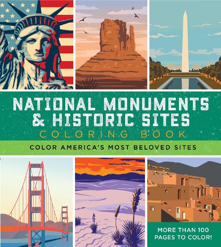 [object Object] «National Monuments & Historic Sites Coloring: Color America's Most Beloved Sites», автор Редакція Chartwell Books - фото №1