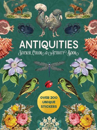 Паперова книга «Antiquities Sticker, Color & Activity Book: Over 200 Unique Stickers», автор Редакція Chartwell Books - фото №1