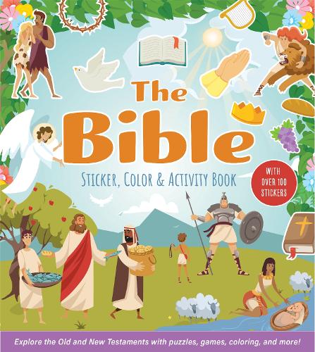Бумажная книга «The Bible Sticker, Color & Activity Book: Explore the Old and New Testaments with Puzzles, Games, Coloring, and More! With Over 100 Stickers», автор Редакция Chartwell Books - фото №1