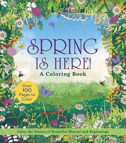Бумажная книга «Spring is Here! Coloring Book: Color the Season of Beautiful Blooms and Beginnings», автор Редакция Chartwell Books - фото №1