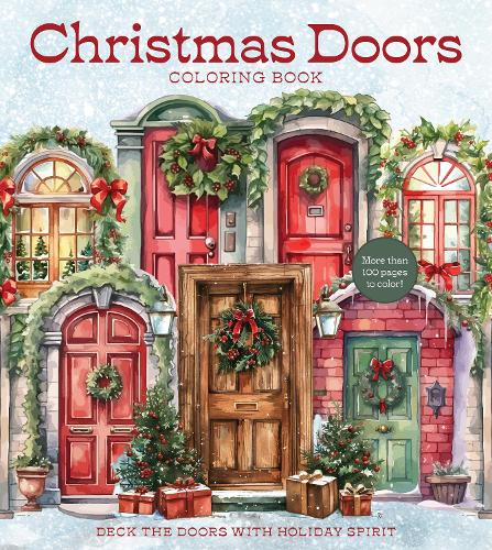 Бумажная книга «Christmas Doors Coloring Book: Deck the Doors with Holiday Spirit», автор Редакция Chartwell Books - фото №1