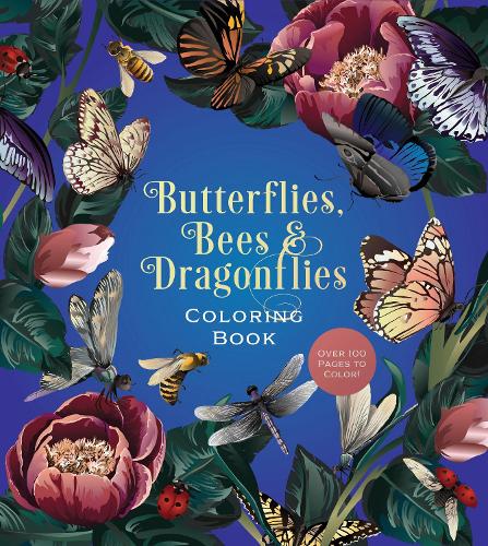 Бумажная книга «Butterflies, Bees & Dragonflies Coloring Book: Over 100 Pages to Color!», автор Редакция Chartwell Books - фото №1