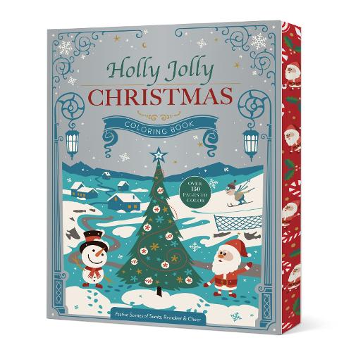 Бумажная книга «Holly Jolly Christmas Coloring Book: Festive Scenes of Santa, Reindeer & Cheer», автор Редакция Chartwell Books - фото №1