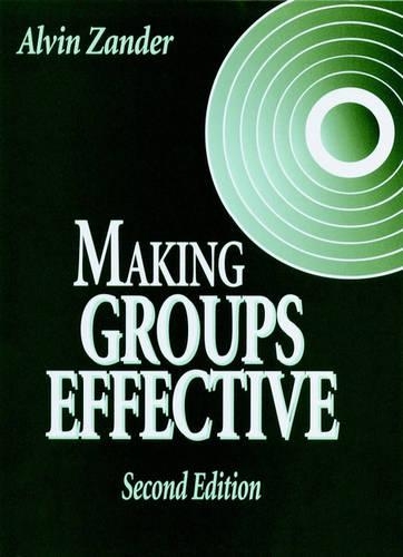 Бумажная книга «Making Groups Effective», автор Элвин Зандер - фото №1