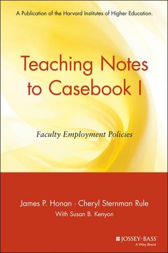 Бумажная книга «Teaching Notes to Casebook I: A Guide for Faculty and Administrators», авторов Шерил Стернман Рул, Джеймс П. Хонан - фото №1