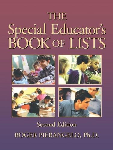 Бумажная книга «The Special Educator's Book of Lists», автор Роджер Пьеранджело - фото №1