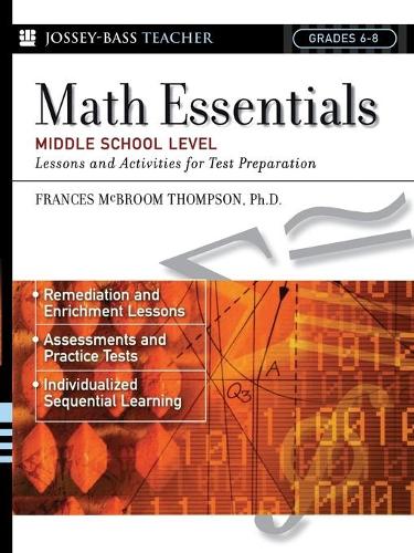 Паперова книга «Math Essentials, Middle School Level: Lessons and Activities for Test Preparation», автор Френсіс Макбрум Томпсон - фото №1