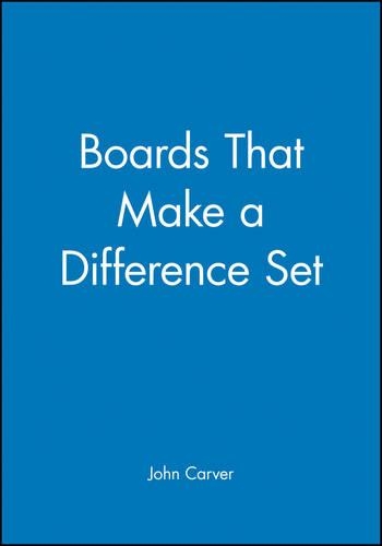 Паперова книга «Boards That Make a Difference Set», автор Джон Карвер - фото №1