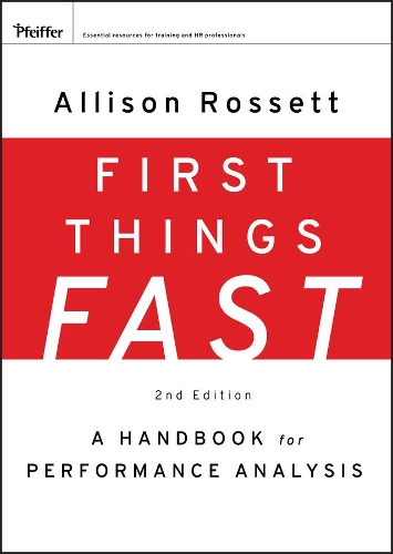 Паперова книга «First Things Fast: A Handbook for Performance Analysis», автор Еллісон Россетт - фото №1