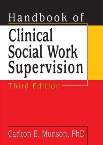 Паперова книга «Handbook of Clinical Social Work Supervision», автор Карлтон Мансон - фото №1
