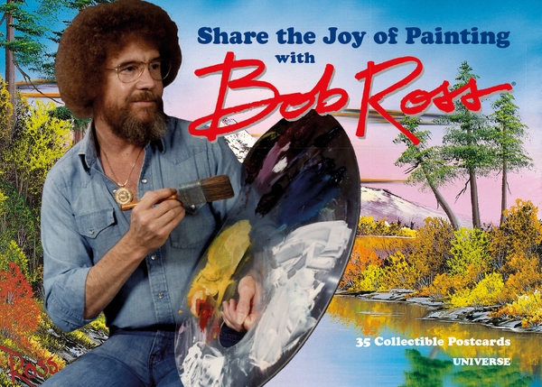 Бумажная книга «Share the Joy of Painting with Bob Ross: 35 Postcards», автор Боб Росс - фото №1