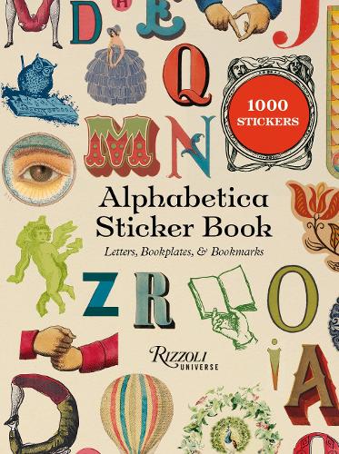 Паперова книга «Alphabetica Sticker Book: Letters, Bookplates, and Bookmarks for Booklovers», автор Universe - фото №1