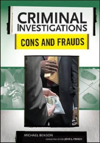 Паперова книга «Cons and Frauds», автор Майкл Бенсон - фото №1