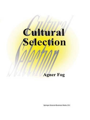 Бумажная книга «Cultural Selection», автор А. Фог - фото №1