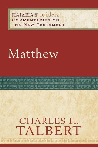 Бумажная книга «Matthew», авторов Чарльз Х. Талберт, Чарльз Талберт, Майкал Парсонс - фото №1