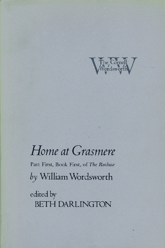 [object Object] «Home at Grasmere: Part First, Book First, of "The Recluse"», автор Вільям Вордсворт - фото №1