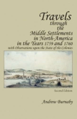 Paper book «Travels through the Middle Settlements in North-America in the Years 1759 and 1760: With Observations upon the State of the Colonies», author Andrew Burnaby - фото №1